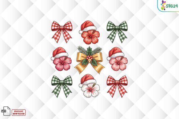 Download Christmas Hibiscus Bow Png - Bow Collection