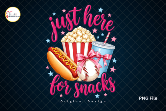 Download Baseball Bow Just Here for Snacks PNG - Bow Collection