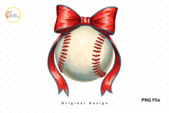 Download Girly Sports Coquette Baseball Bow PNG - Bow Collection
