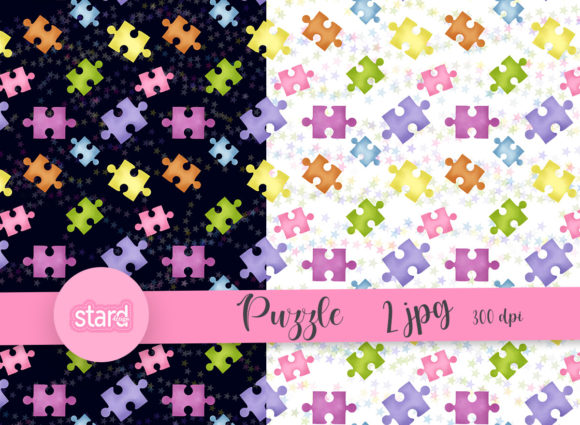 Download Puzzle Seamless Digital Paper - Seamless digital Collection