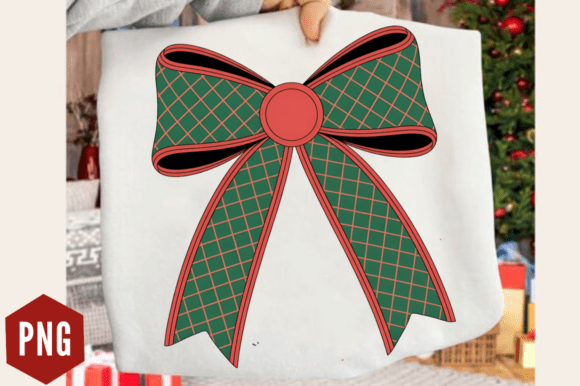 Download Plaid Cross Bow Merry Christmas PNG Desi - Bow Collection