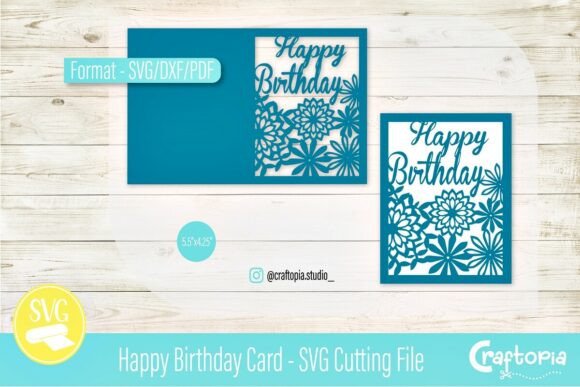 Download Happy Birthday Card – SVG Cutting File - Happy Collection