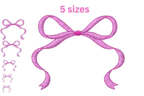 Download Creative Bow Embroidery Design - Premium Resources